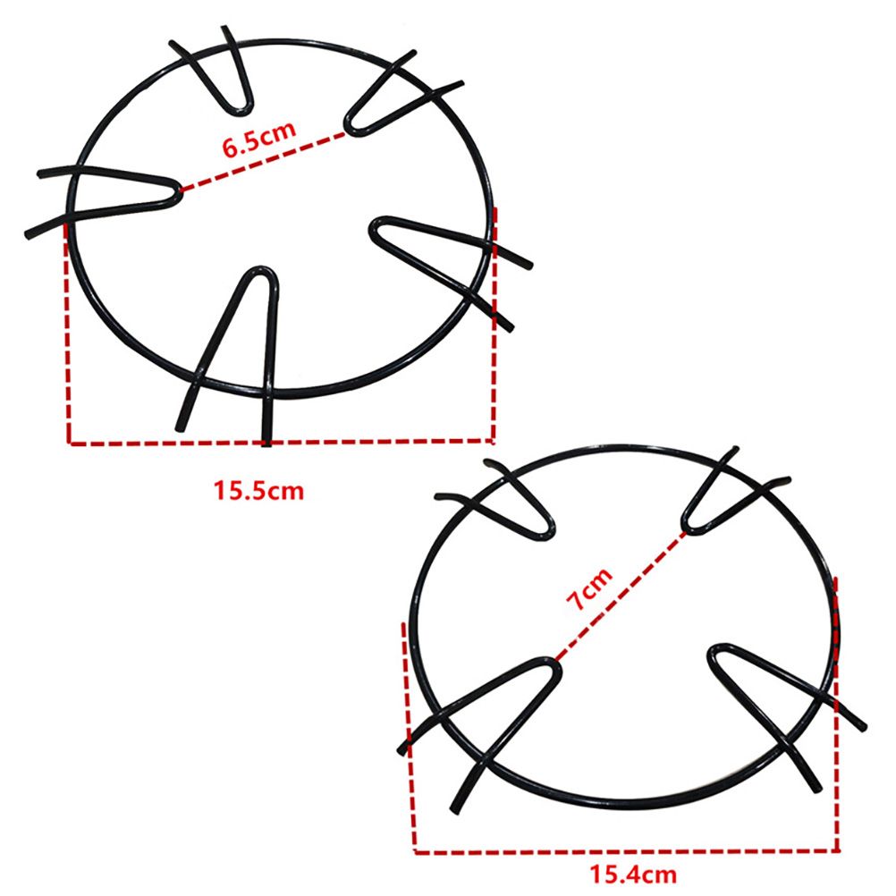 2PCS Universal Gas Stove Shelf Cast Iron Wok Support Kitchen Stove Support - Image 7