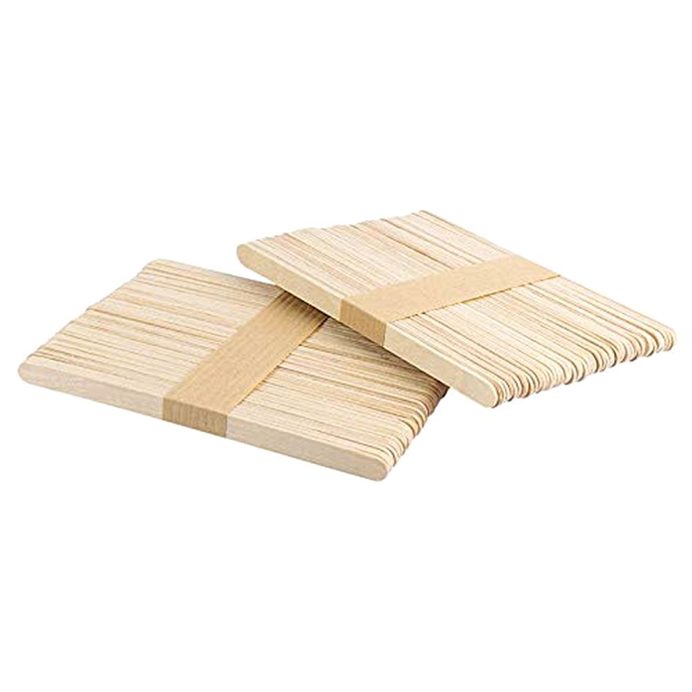 400Pcs Popsicle Sticks Wooden Ice Cream Sticks Great Bulk Sticks for DIY Craft - Image 1
