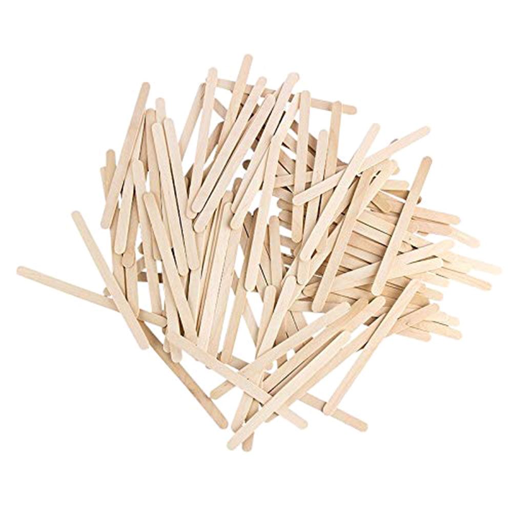 400Pcs Popsicle Sticks Wooden Ice Cream Sticks Great Bulk Sticks for DIY Craft - Image 4