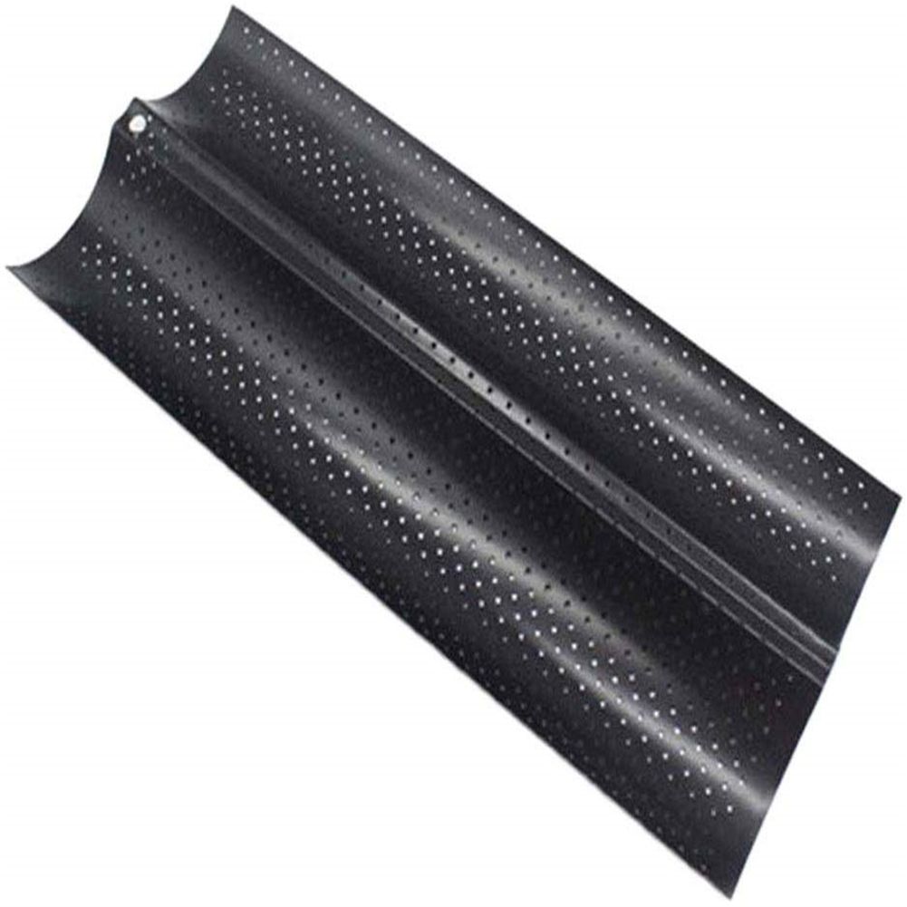 2 Slot Baguette Baking Tray Nonstick Bread Baking Tray Stainless Steel Baking Pan - Image 1