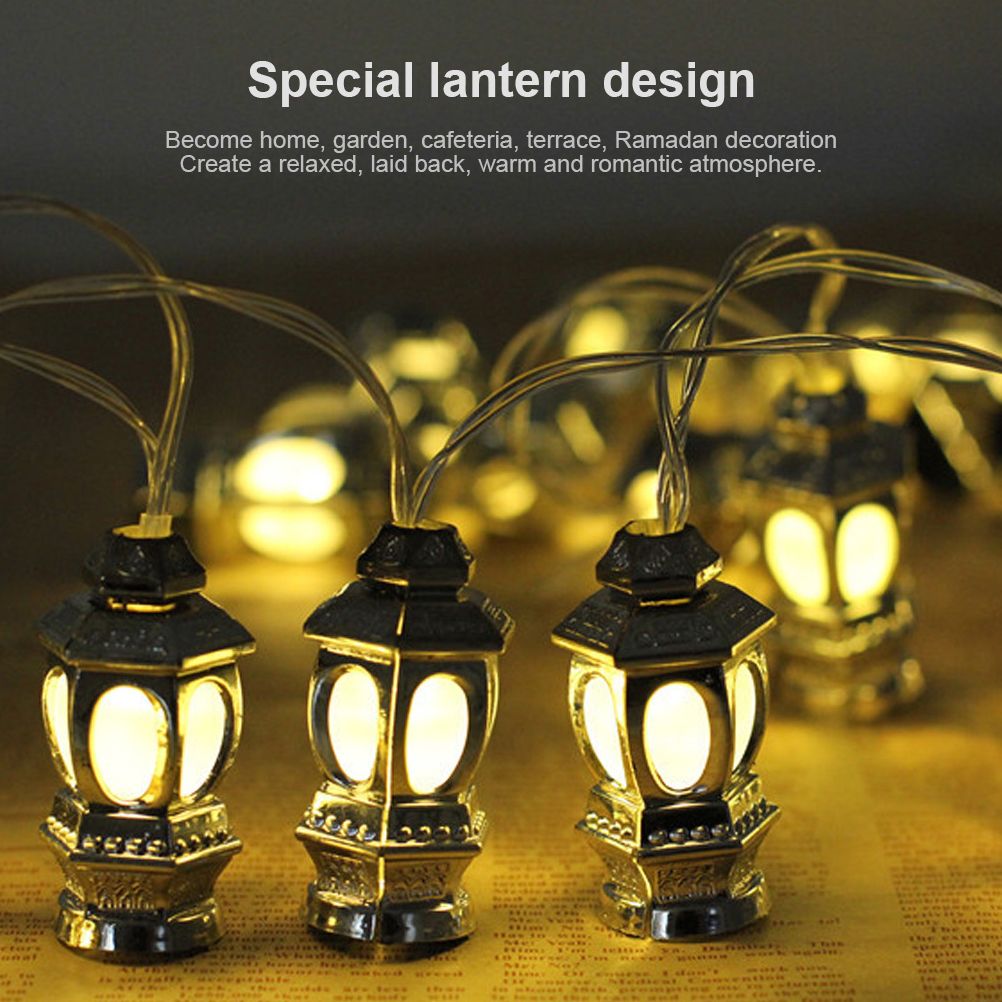 LED Muslim Ramadan String Light Eid Lanterns String Light LED Fairy Lamp - Image 3
