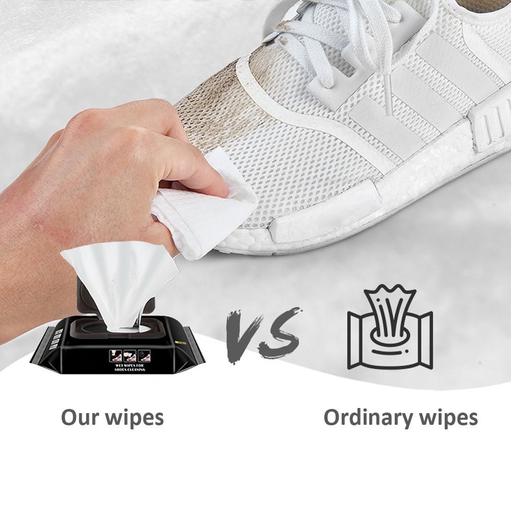 Shoe Cleaning Wipes Disposable Leather Cleaning Wipes Portable Shoe Shine Wipes - Image 7