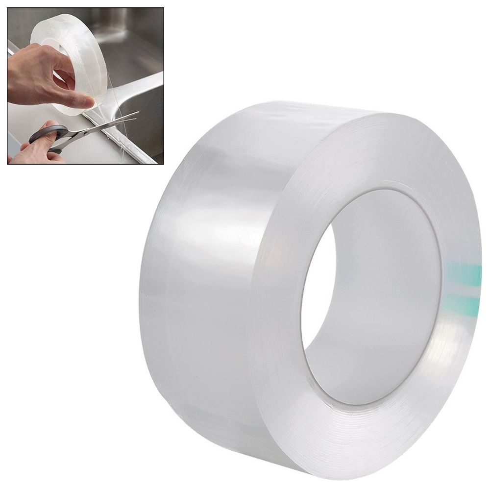 Kitchen Sink Waterproof Mildew Strong Self Adhesive Transparent Tape Bathroom Pool Water Sealing Tape - Image 1