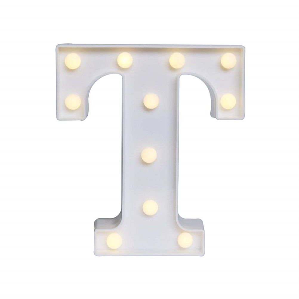 LED 26 Alphabet Letter Number Lights Ampersand Symbol Love Heart Light Up Sign Lamp For Love Wedding Home Party Holiday Bar Decoration - Image 1