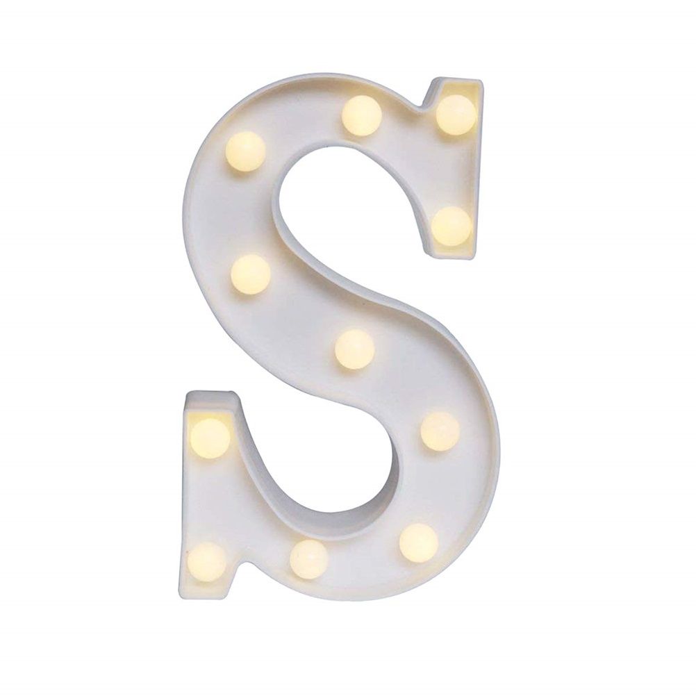LED 26 Alphabet Letter Number Lights Ampersand Symbol Love Heart Light Up Sign Lamp For Love Wedding Home Party Holiday Bar Decoration - Image 1