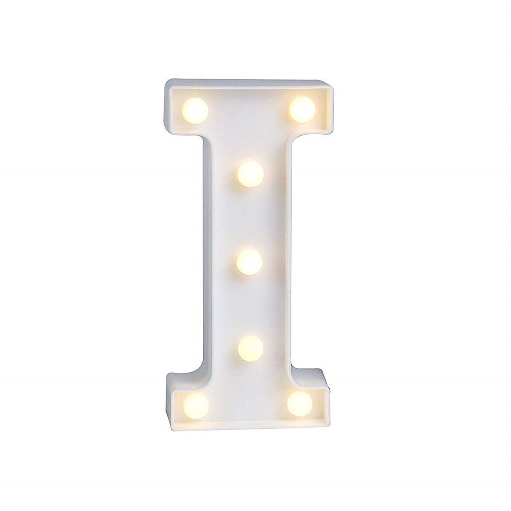 LED 26 Alphabet Letter Number Lights Ampersand and Symbol Love Heart Light Up Sign Lamp For Love Wedding Home Party Holiday Bar Decoration - Image 1