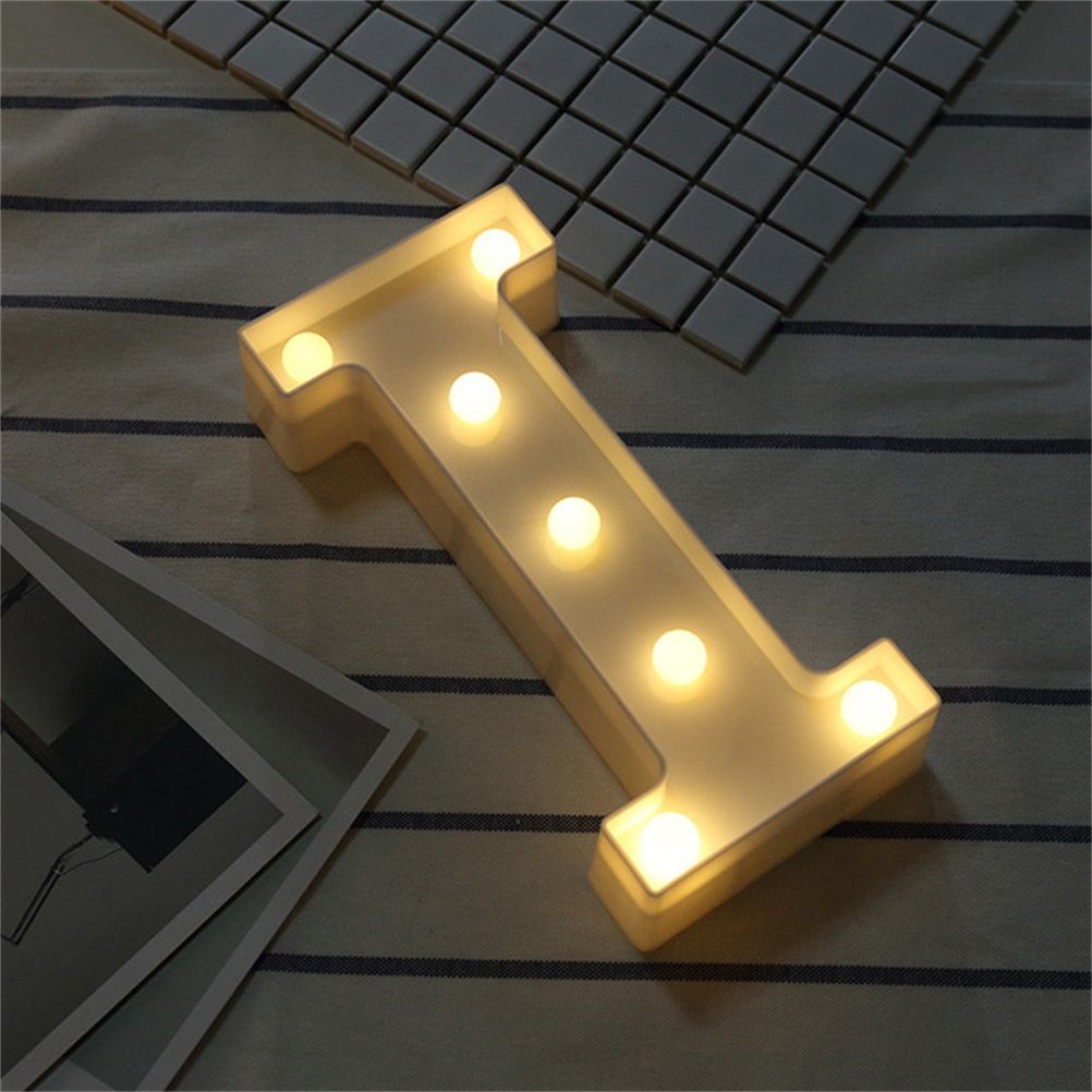 LED 26 Alphabet Letter Number Lights Ampersand and Symbol Love Heart Light Up Sign Lamp For Love Wedding Home Party Holiday Bar Decoration - Image 6