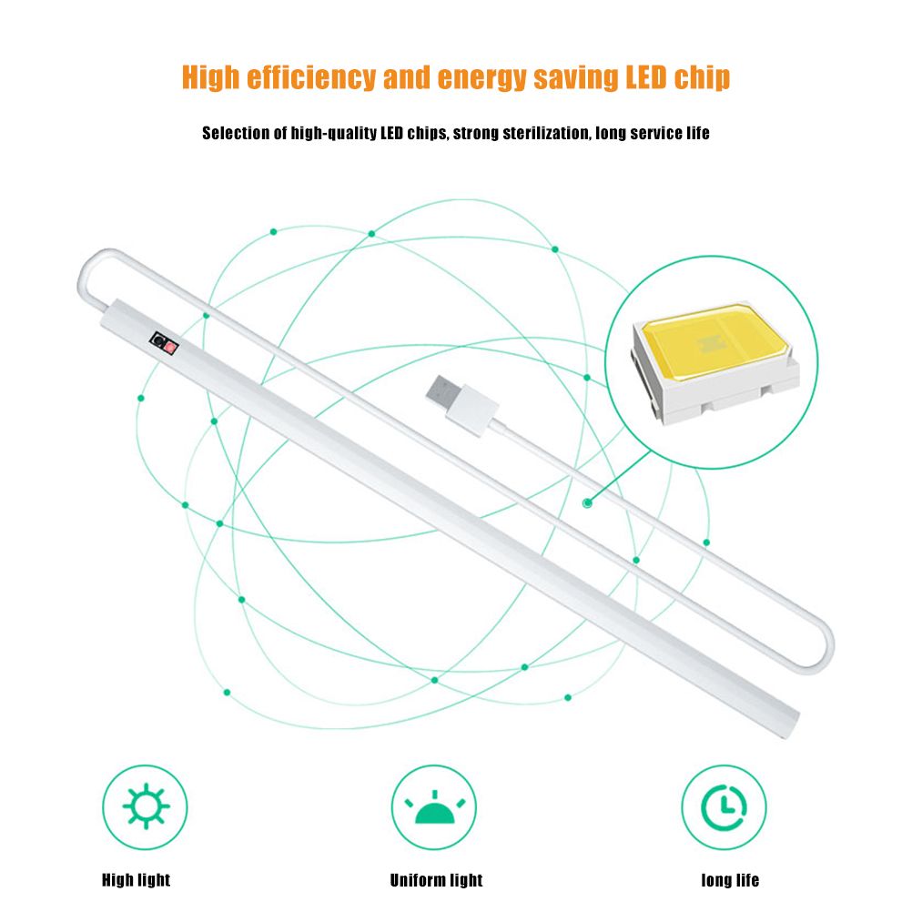 Induction Cabinet Light LED Closet Night Strip Light USB Intelligent Sensor Light Bar - Image 6