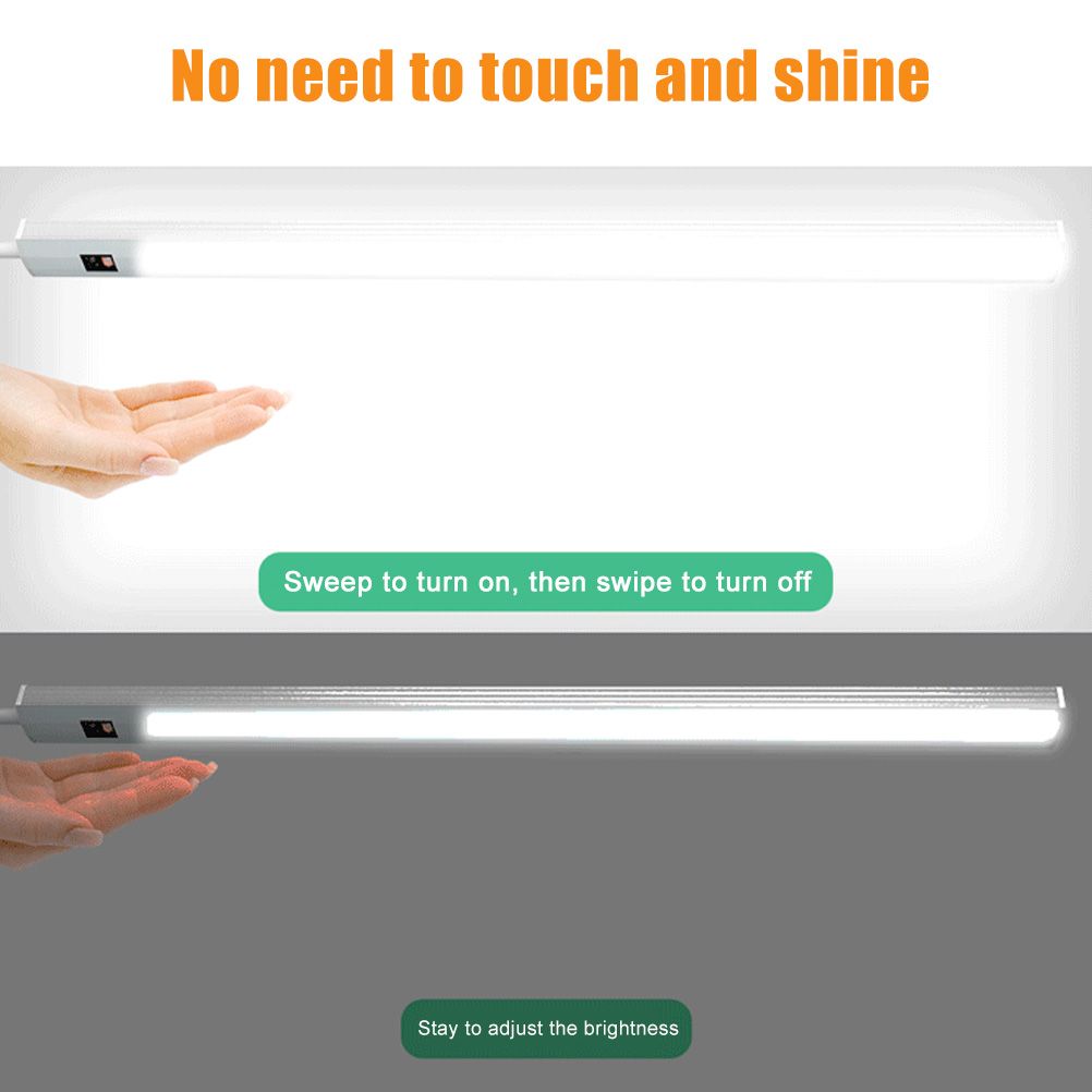 Induction Cabinet Light LED Closet Night Strip Light USB Intelligent Sensor Light Bar - Image 7