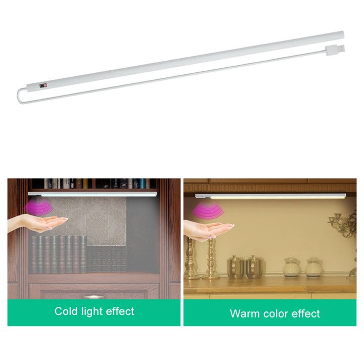 Induction Cabinet Light LED Closet Night Strip Light USB Intelligent Sensor Light Bar - Image 8