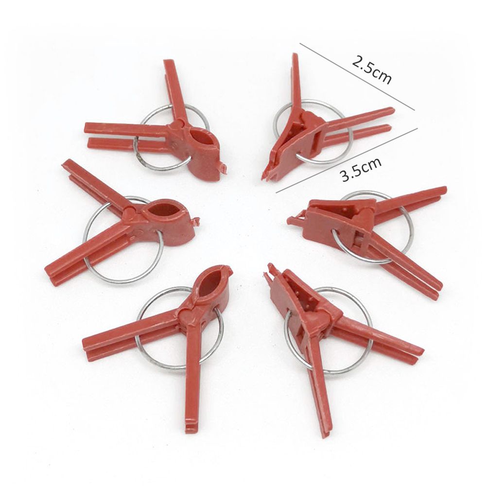 100PCS Plants Graft Clips Plastic Grafting Clips Practical Garden Plant Clips - Image 2