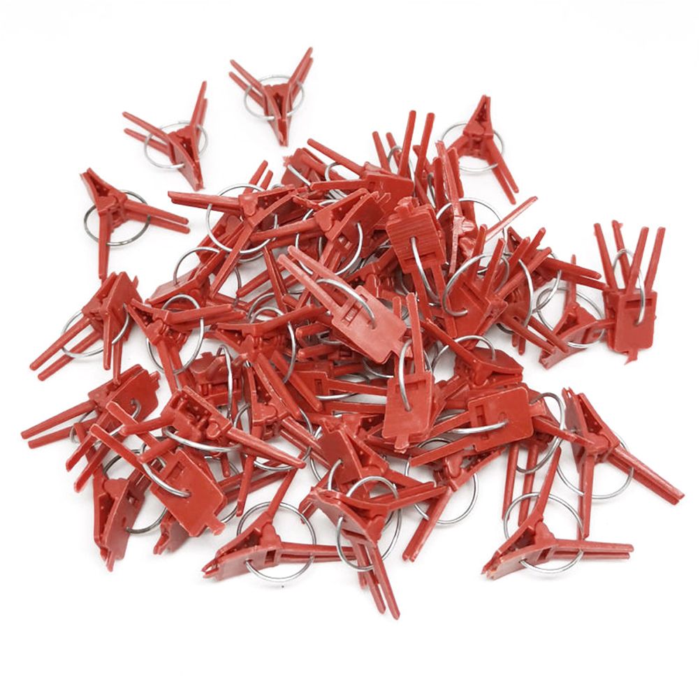 100PCS Plants Graft Clips Plastic Grafting Clips Practical Garden Plant Clips - Image 3