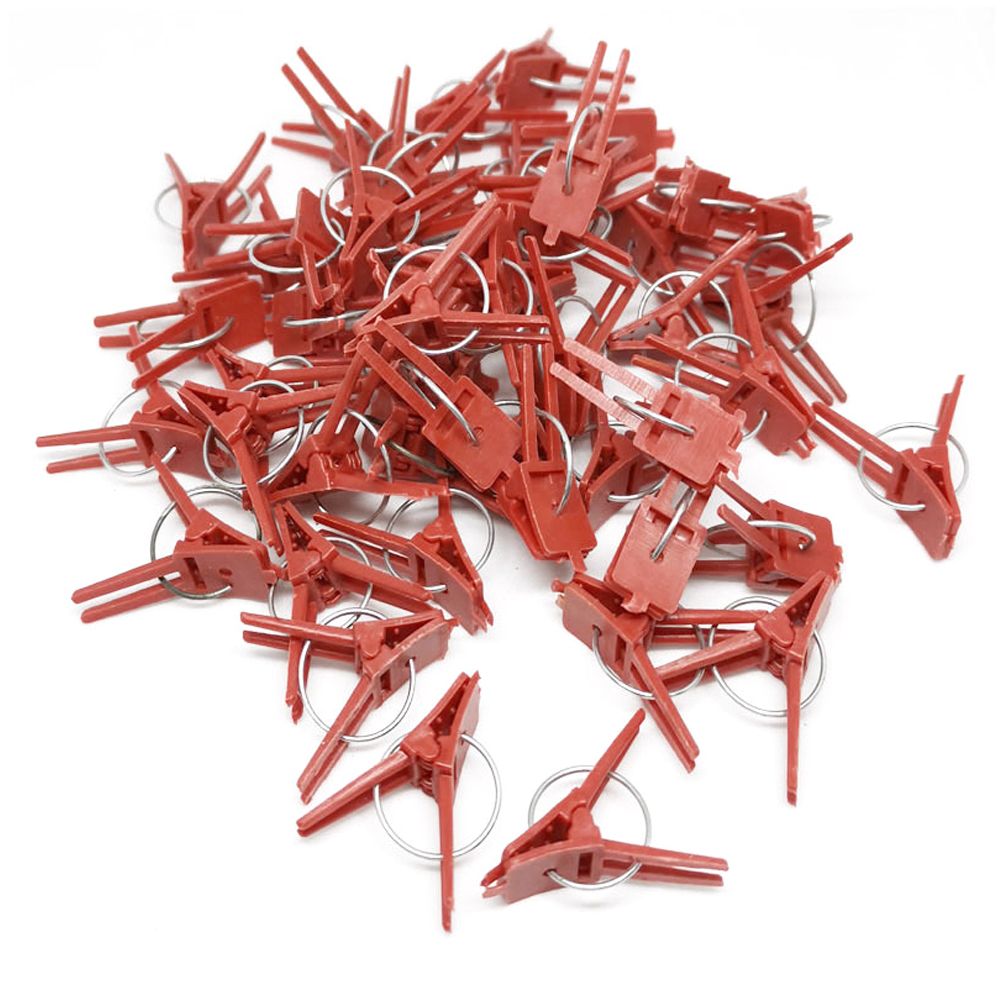 100PCS Plants Graft Clips Plastic Grafting Clips Practical Garden Plant Clips - Image 5