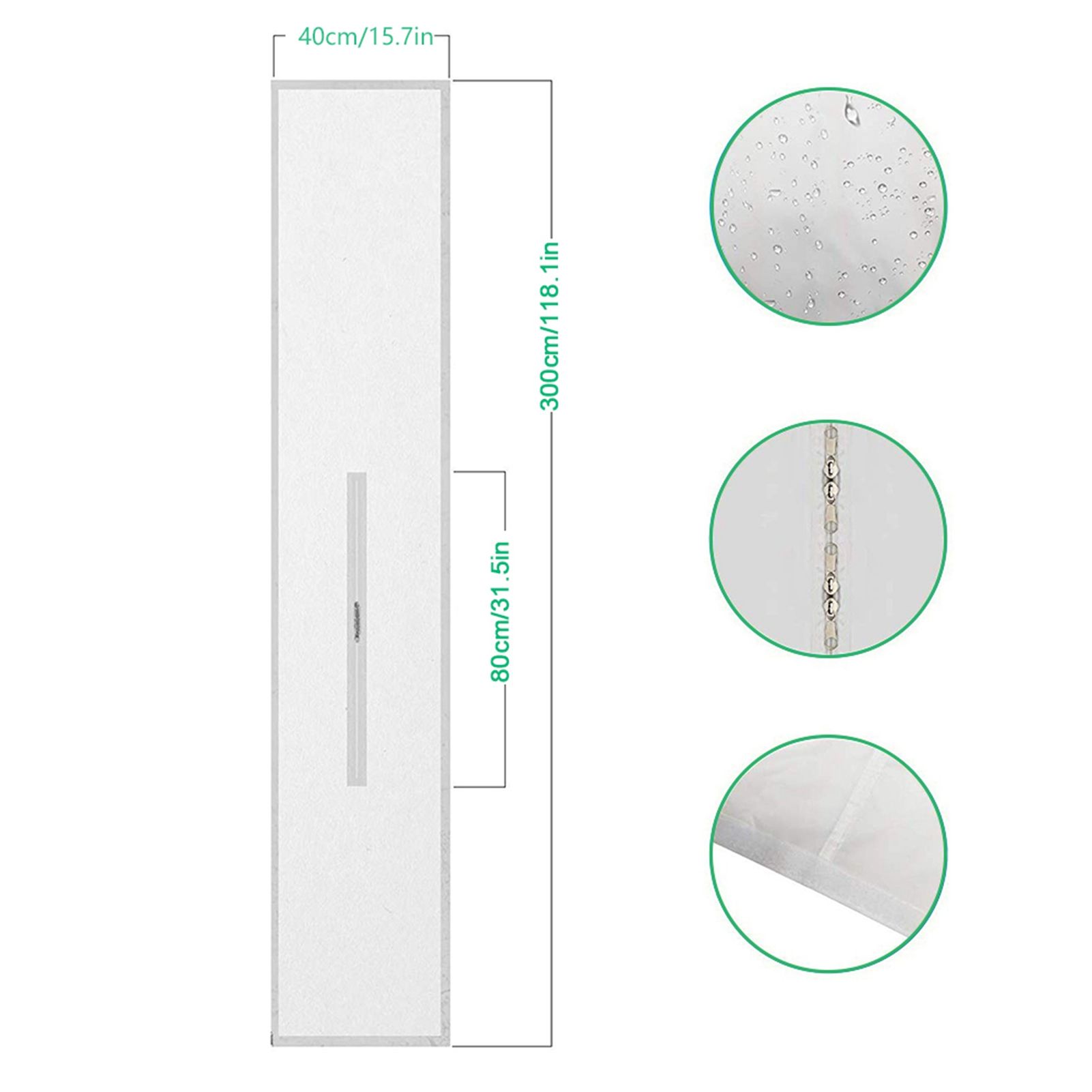 Door Seal for Portable Air Conditioner and Tumble Dryer Easy Installation Door - Image 2