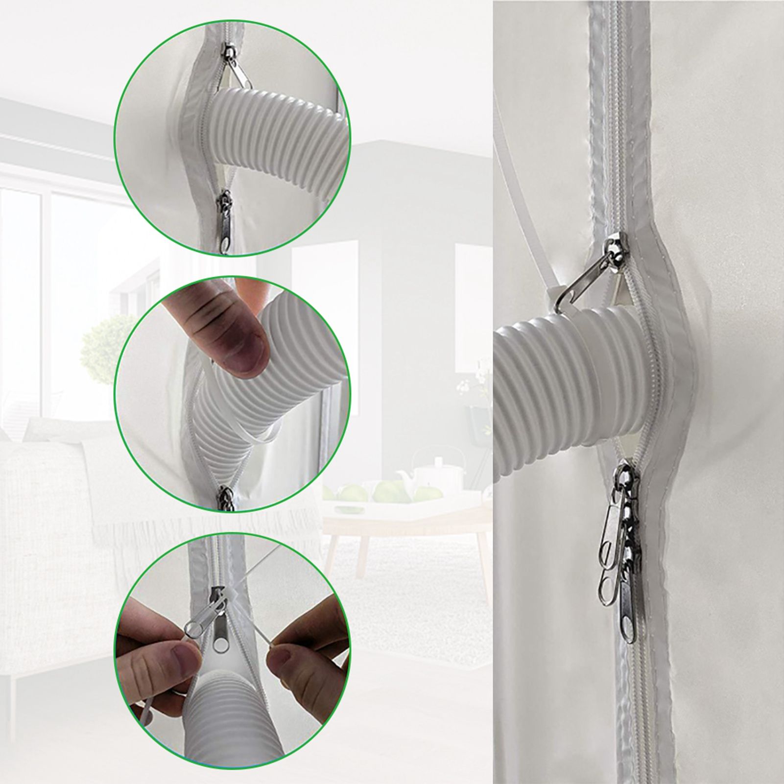 Door Seal for Portable Air Conditioner and Tumble Dryer Easy Installation Door - Image 3