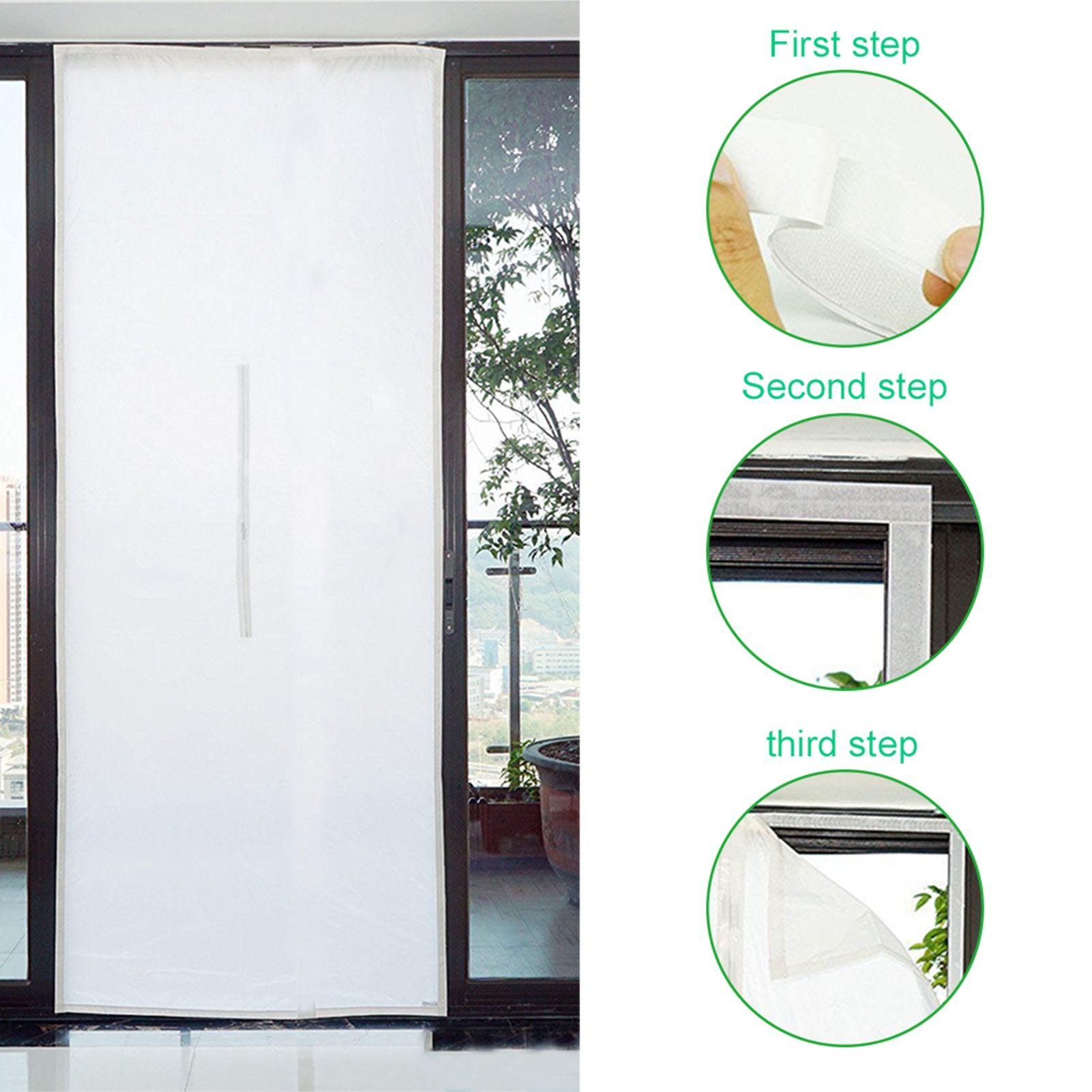Door Seal for Portable Air Conditioner and Tumble Dryer Easy Installation Door - Image 6