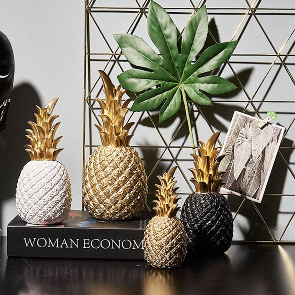 Nordic Modern Resin Pineapple Decor Living Room Wine Cabinet Window Desktop Home Decoration - Image 4