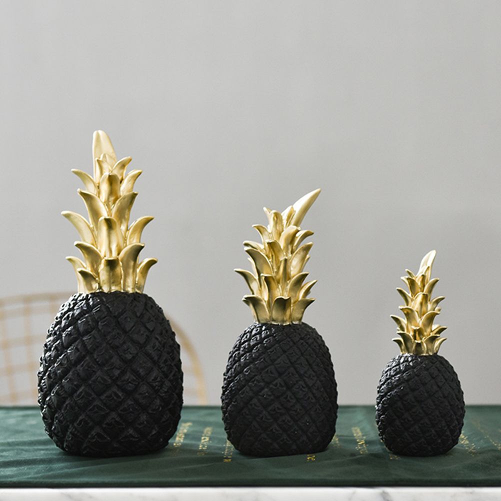 Nordic Modern Resin Pineapple Decor Living Room Wine Cabinet Window Desktop Home Decoration - Image 3