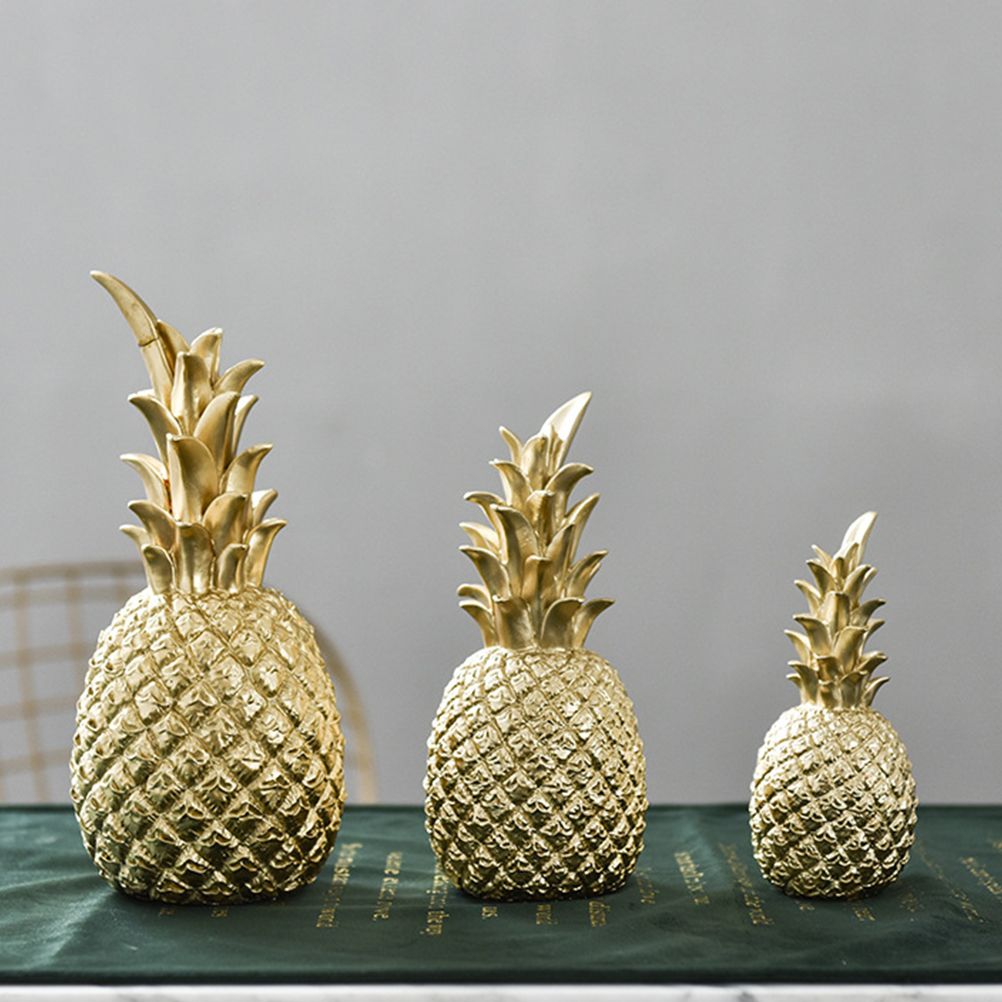 Nordic Modern Resin Pineapple Decor Living Room Wine Cabinet Window Desktop Home Decoration - Image 3