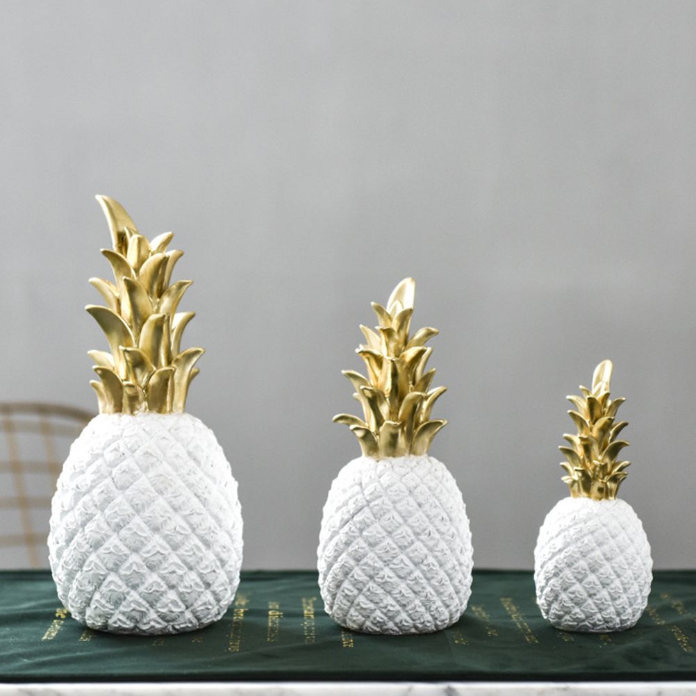 Nordic Modern Resin Pineapple Decor Living Room Wine Cabinet Window Desktop Home Decoration - Image 3