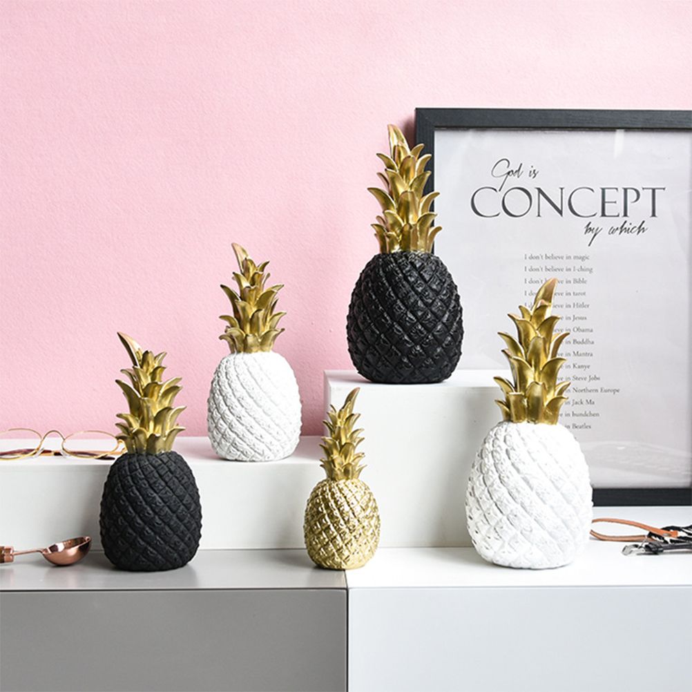 Nordic Modern Resin Pineapple Decor Living Room Wine Cabinet Window Desktop Home Decoration - Image 7