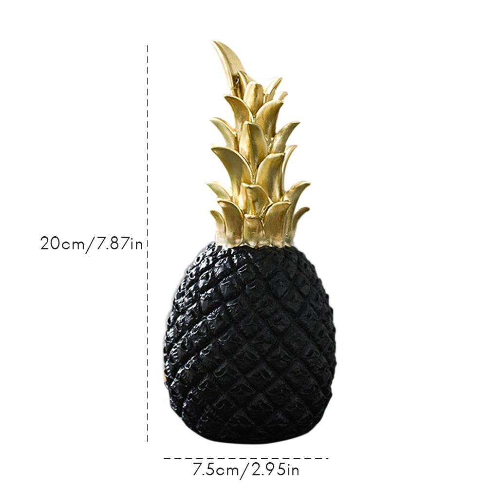 Nordic Modern Resin Pineapple Decor Living Room Wine Cabinet Window Desktop Home Decoration - Image 2