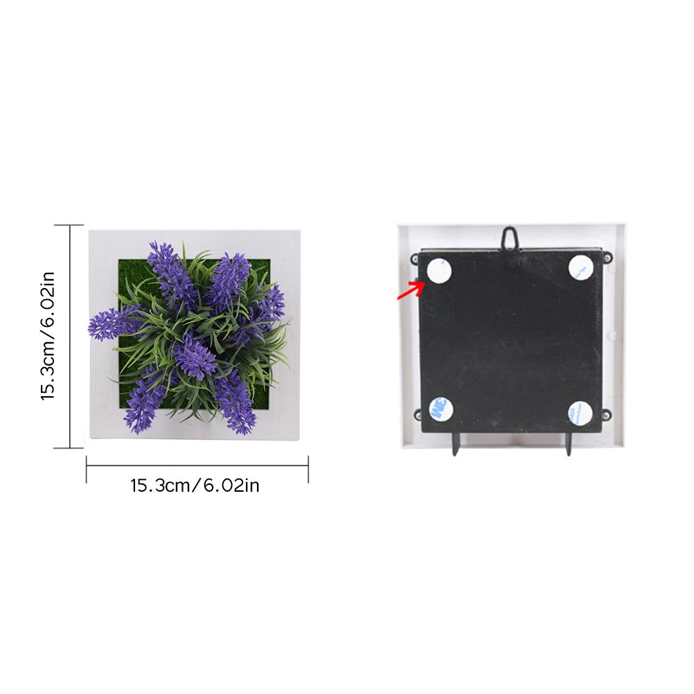 3D Stereo Wall Hanging Simulation Plant Photo Frame Flower Frames Decoration 50A - Image 2