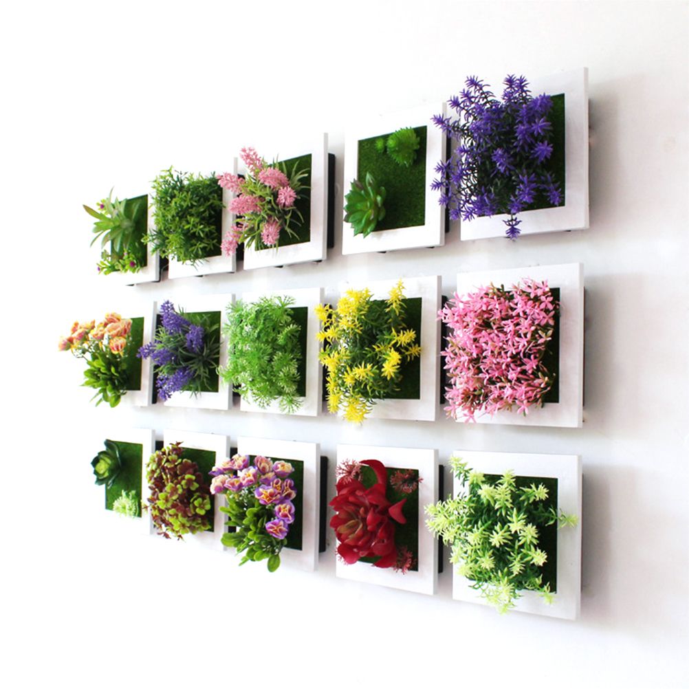 3D Stereo Wall Hanging Simulation Plant Photo Frame Flower Frames Decoration 50A - Image 3