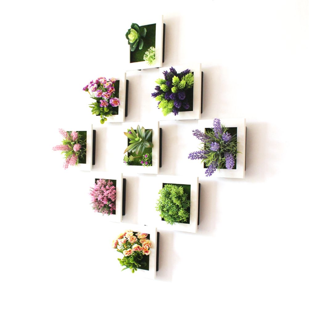 3D Stereo Wall Hanging Simulation Plant Photo Frame Flower Frames Decoration 50A - Image 6