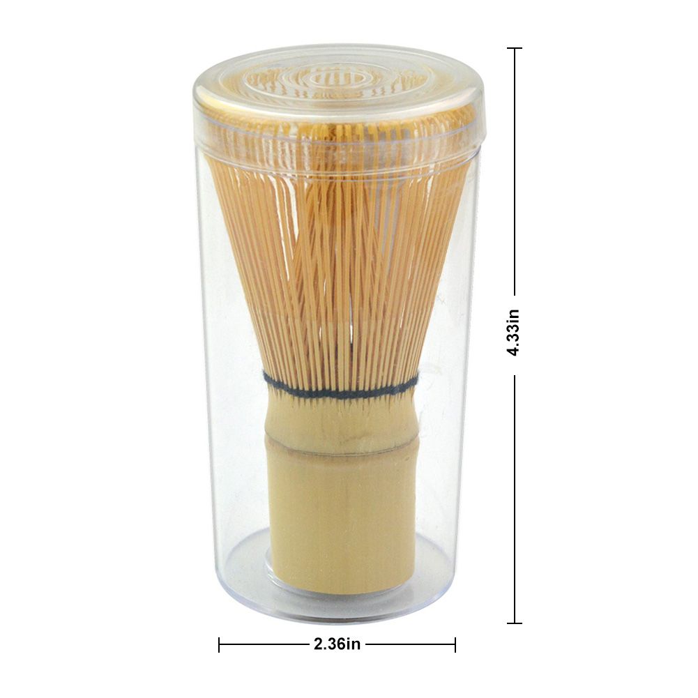 Traditional Bamboo Matcha Green Tea Powder Whisk Chasen Brush Tool - Image 3