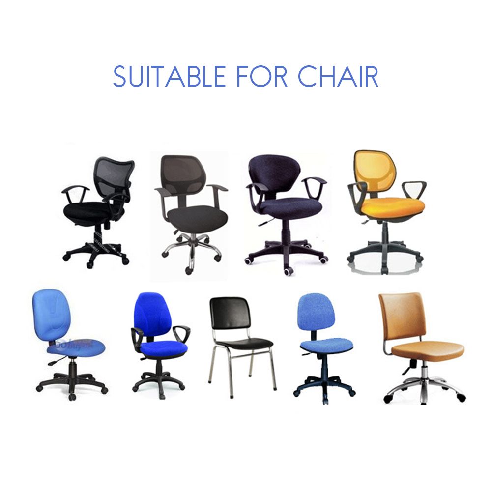 2 Pcs Universal Computer Office Chair Backrest Cover Protective Stretchable Rotating Drafting Chair Slipcover - Image 3