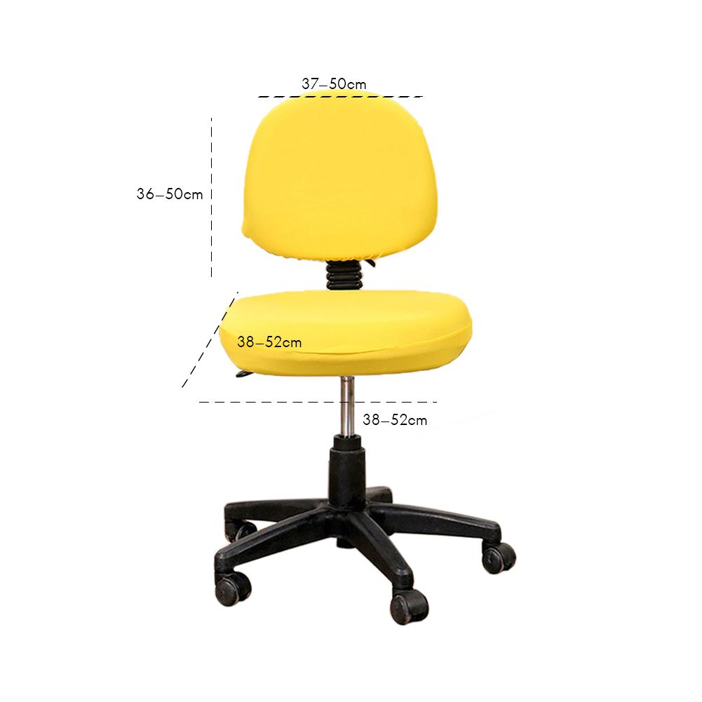 2 Pcs Universal Computer Office Chair Backrest Cover Protective Stretchable Rotating Drafting Chair Slipcover - Image 2
