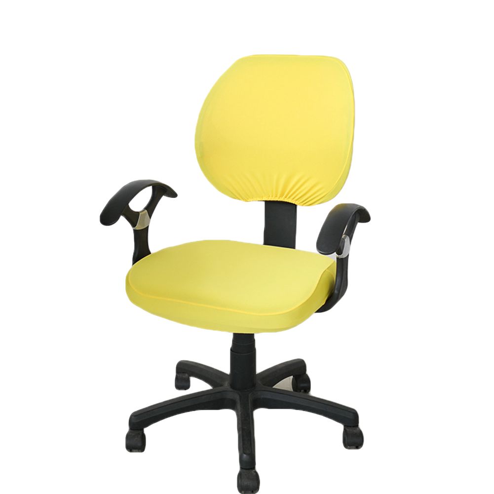 2 Pcs Universal Computer Office Chair Backrest Cover Protective Stretchable Rotating Drafting Chair Slipcover - Image 6