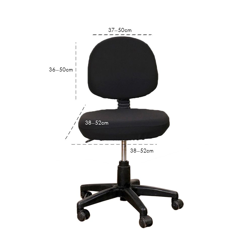 2 Pcs Universal Computer Office Chair Backrest Cover Protective Stretchable Rotating Drafting Chair Slipcover - Image 2