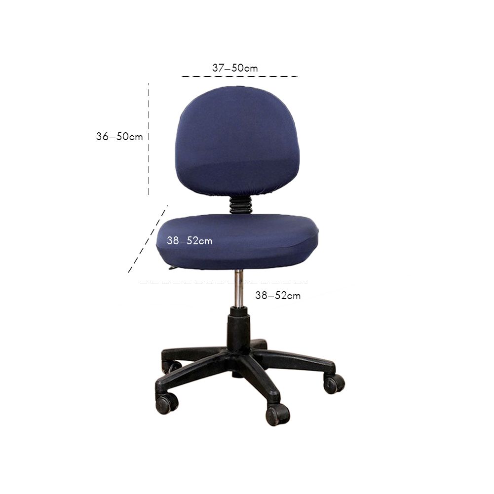 2 Pcs Universal Computer Office Chair Backrest Cover Protective Stretchable Rotating Drafting Chair Slipcover - Image 2