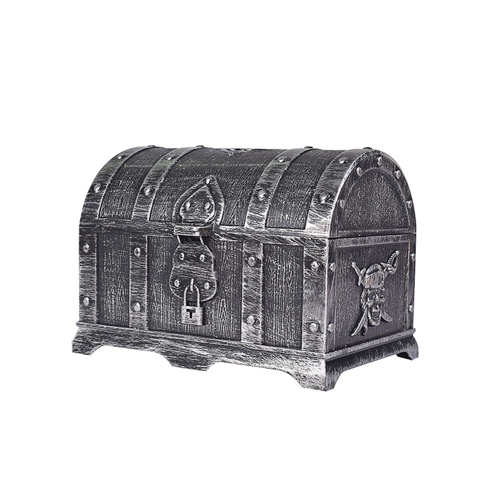 Plastic Pirate Treasure Box Jewelry Storage Box Organizer Makeup Gift Box Candy Box - Image 1