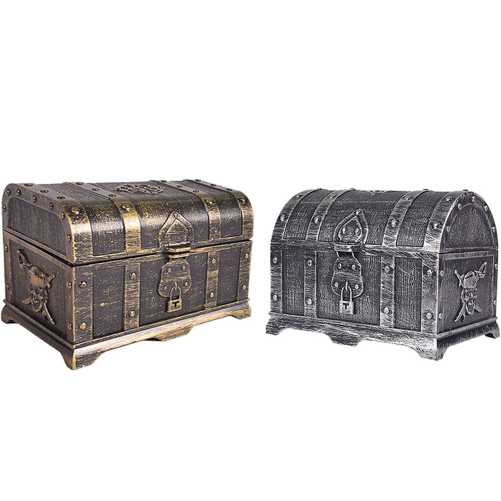 Plastic Pirate Treasure Box Jewelry Storage Box Organizer Makeup Gift Box Candy Box - Image 5