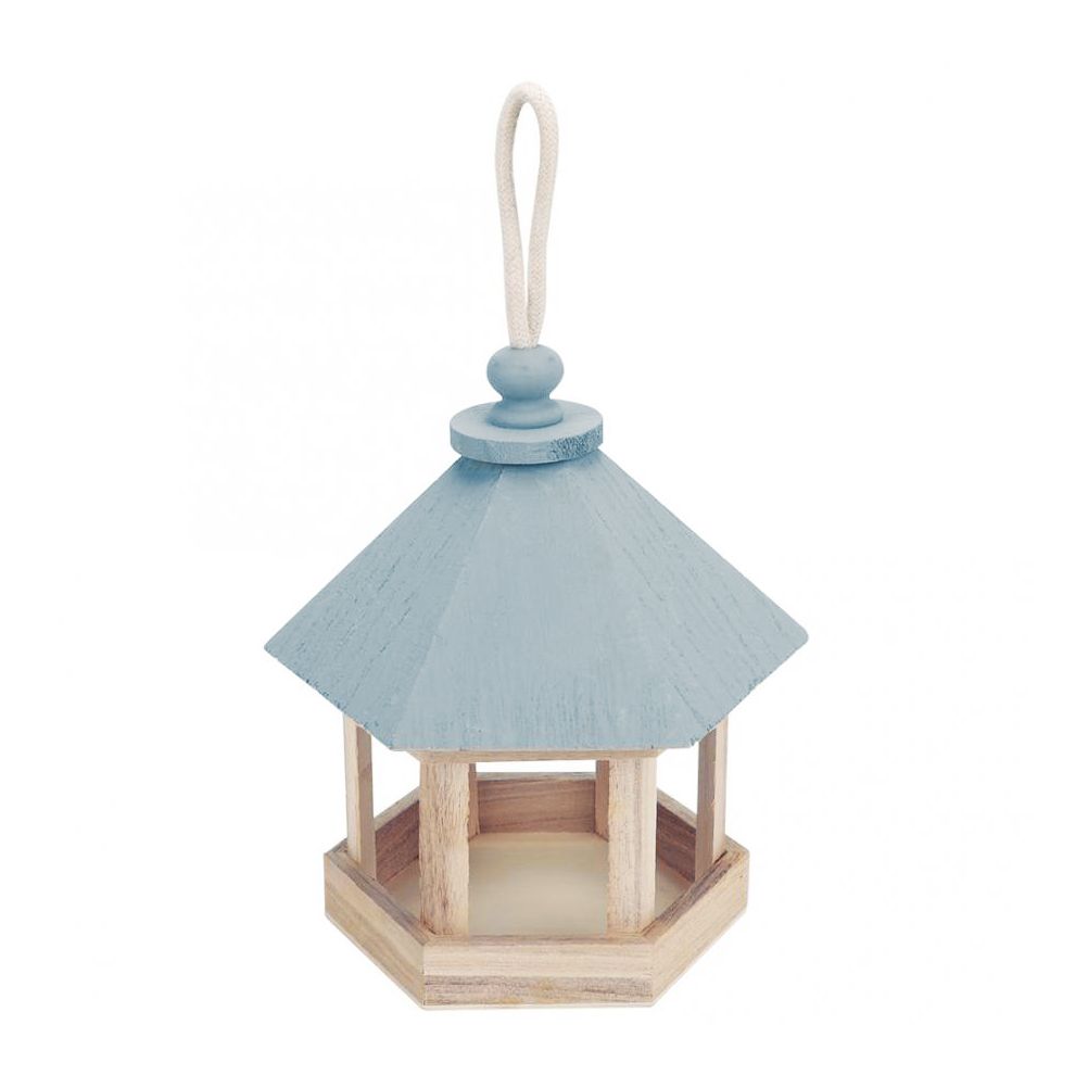 Wooden House Bird Feeder Hanging Feeding Station Hollow Bird Feeder - Image 7