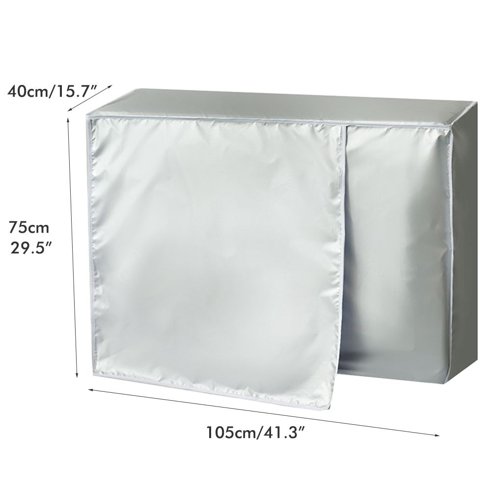 Air Conditioner Covers for Winter Outside Sunproof Dustproof Air Conditioner Cover for Freeze Protection Durable Water Resistant - Image 2