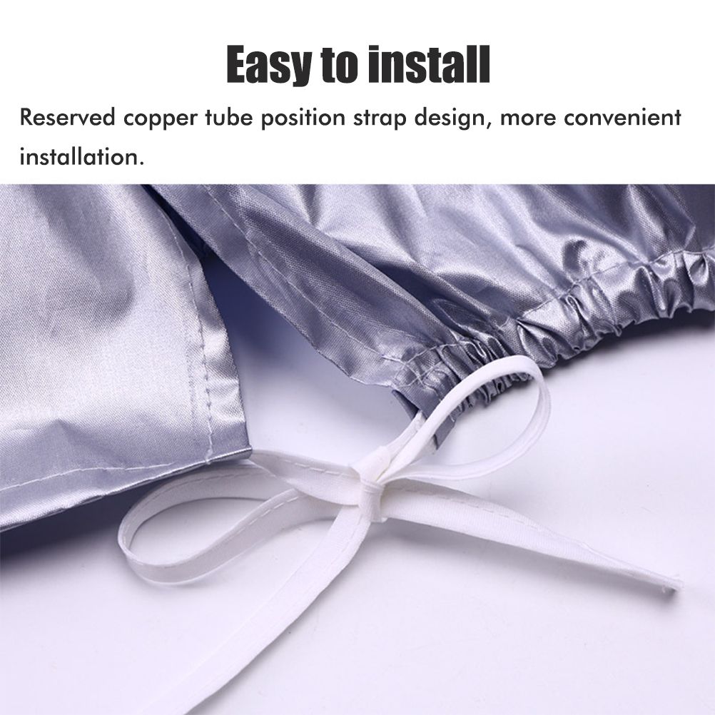 Air Conditioner Covers for Winter Outside Sunproof Dustproof Air Conditioner Cover for Freeze Protection Durable Water Resistant - Image 6