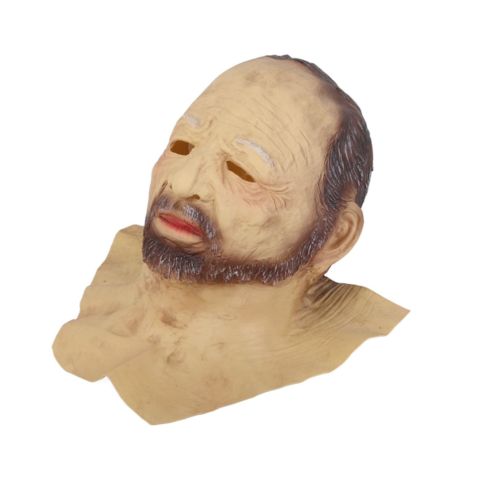 Halloween Latex Old Man Face Cover Halloween Fancy Dress Head for Masquerade Realistic Headgear - Image 7