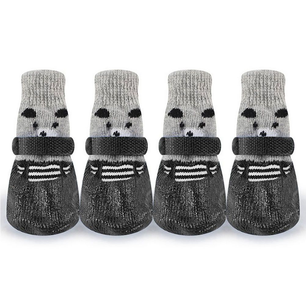 4PCS Pet Socks Anti Slip Waterproof Paw Protector Outdoor Sports Socks Shoes Boots Dogs Protective Paw Rain Snow Shoes - Image 1