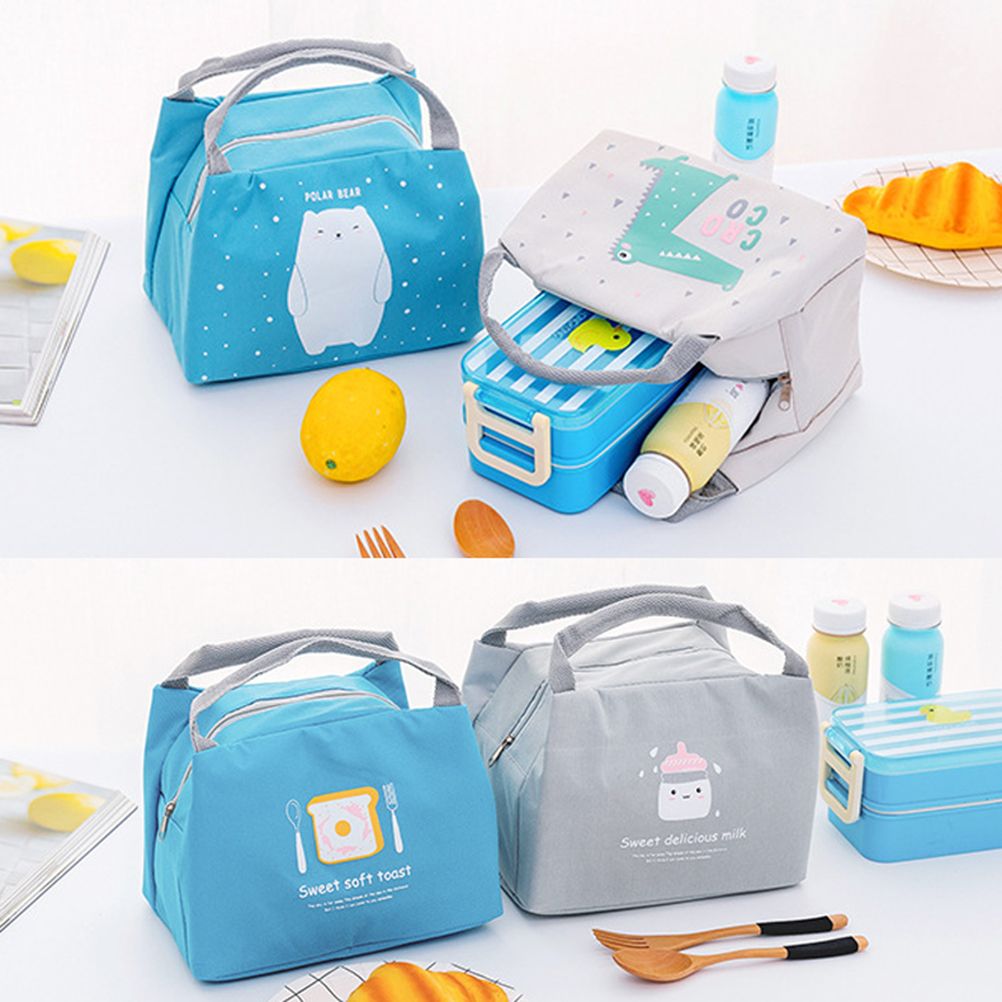Portable Waterproof Thermal Cooler Insulated Lunch Bag Carry Tote Picnic Storage Bag - Image 5