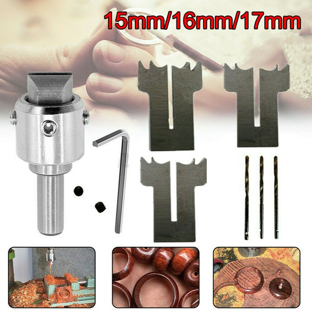 Wooden Thick Ring Maker Set Steel Wood Bead Drill Bit Household DIY Tools for Making Personalized Wooden Rings and Jewelry - Image 5