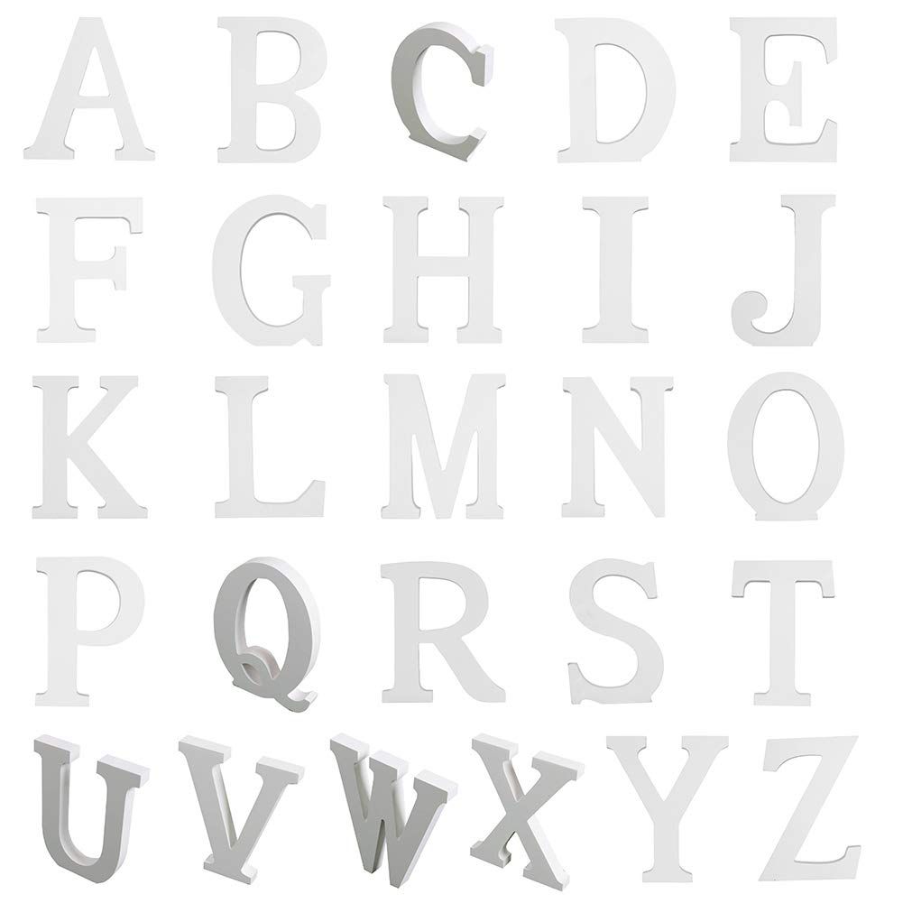 1Pcs Large Wooden Letter Alphabet Decoration Wall Hanging Wedding Party Home Wooden Letter Home Decoration - Image 3
