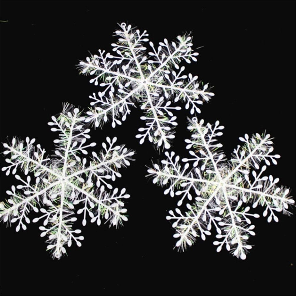 Christmas Snowflake Ornaments Christmas Tree Decorative Hanging Ornament Home Festival Decor - Image 5