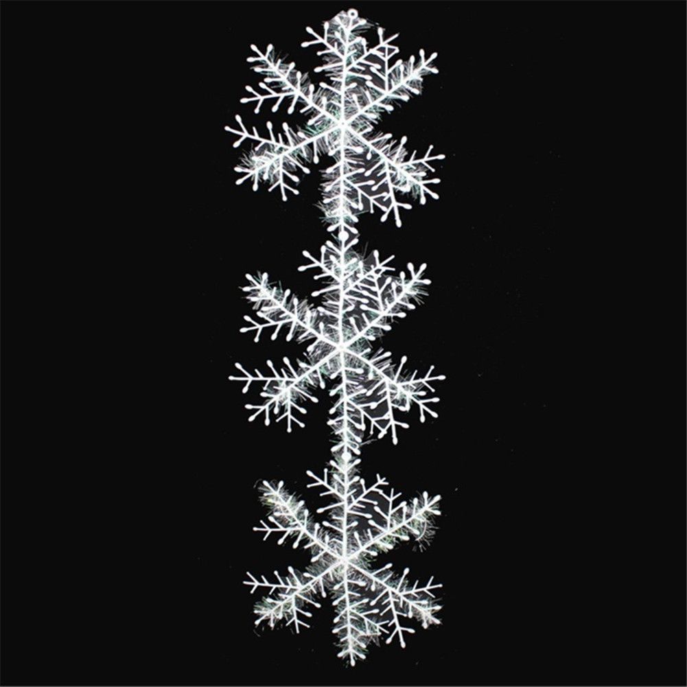 Christmas Snowflake Ornaments Christmas Tree Decorative Hanging Ornament Home Festival Decor - Image 6