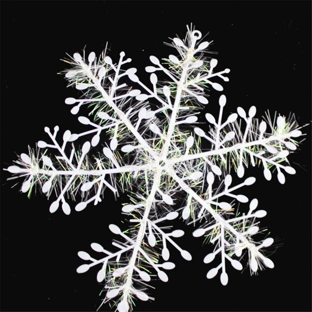 Christmas Snowflake Ornaments Christmas Tree Decorative Hanging Ornament Home Festival Decor - Image 7