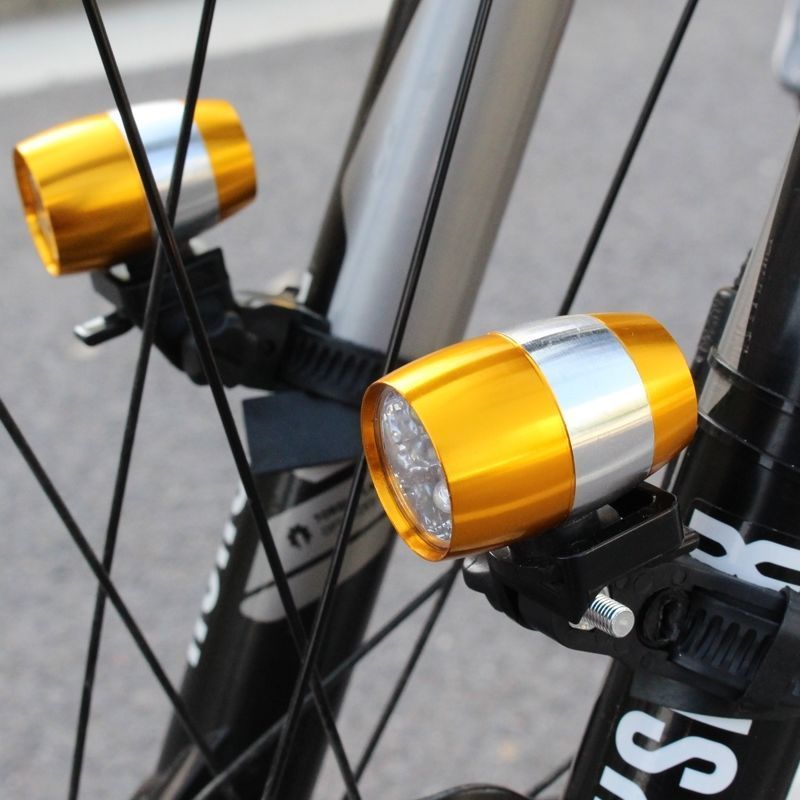 6LED Bike Lights Safety Lights Waterproof Mountain Bike Front Fork Aluminum Alloy Warning Lights Beer Light - Image 1