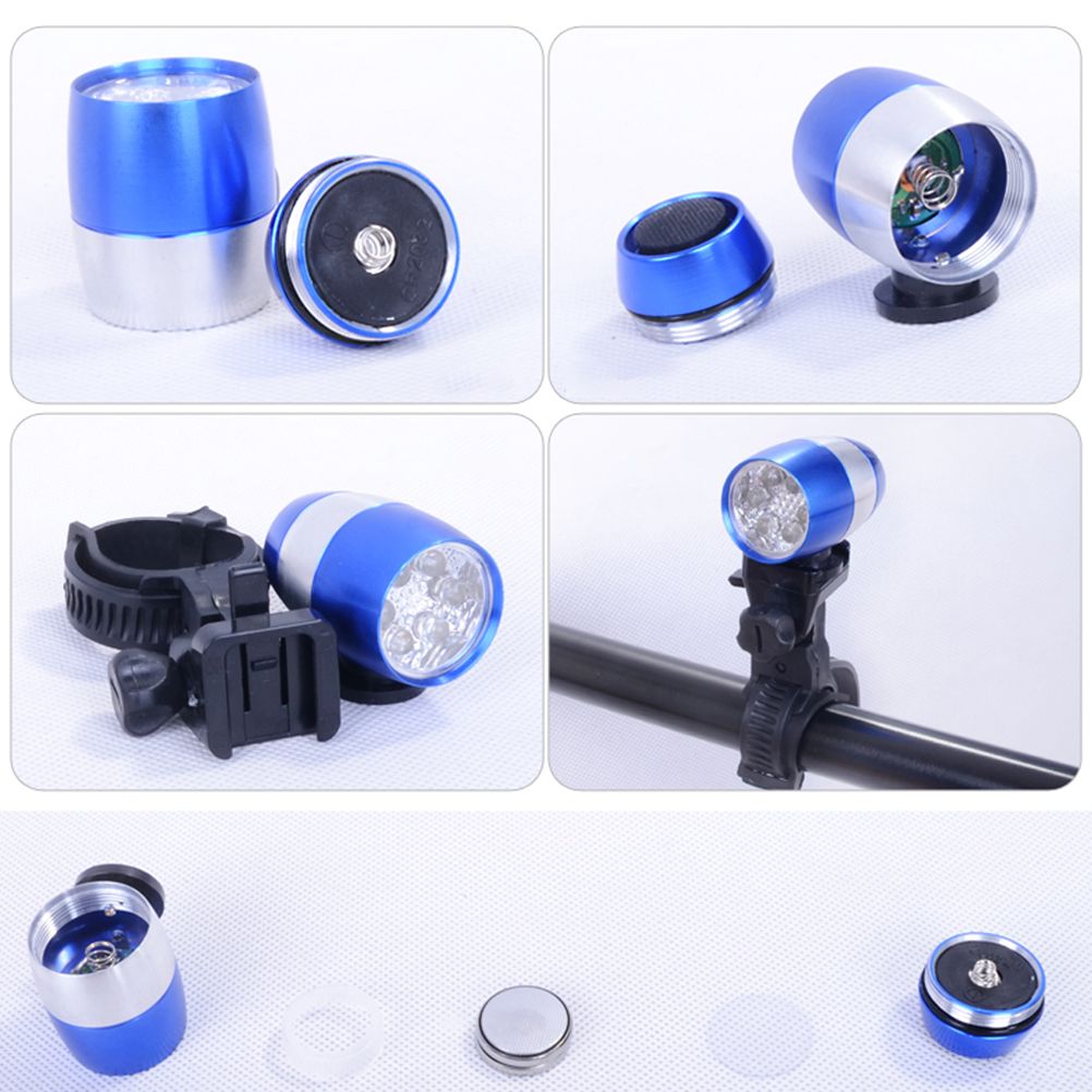 6LED Bike Lights Safety Lights Waterproof Mountain Bike Front Fork Aluminum Alloy Warning Lights Beer Light - Image 5